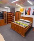 Kitanda Kipya cha Mbao (Wood-Mode) 5/6ft - Rangi ya Kahawia - 2