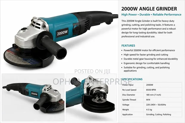 Total 2000W Angle Grinder - 1