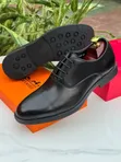Clarks Executive Boss Shoes - Black Leather - 2