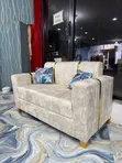 Two-Seater Sofa - Cream Color - 1