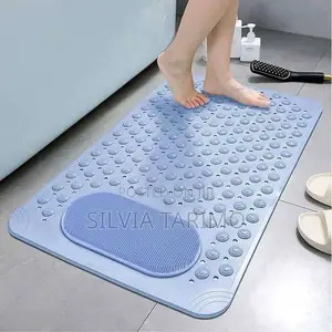 Anti-Slip Bathroom Mat with Foot Massage Pebbles