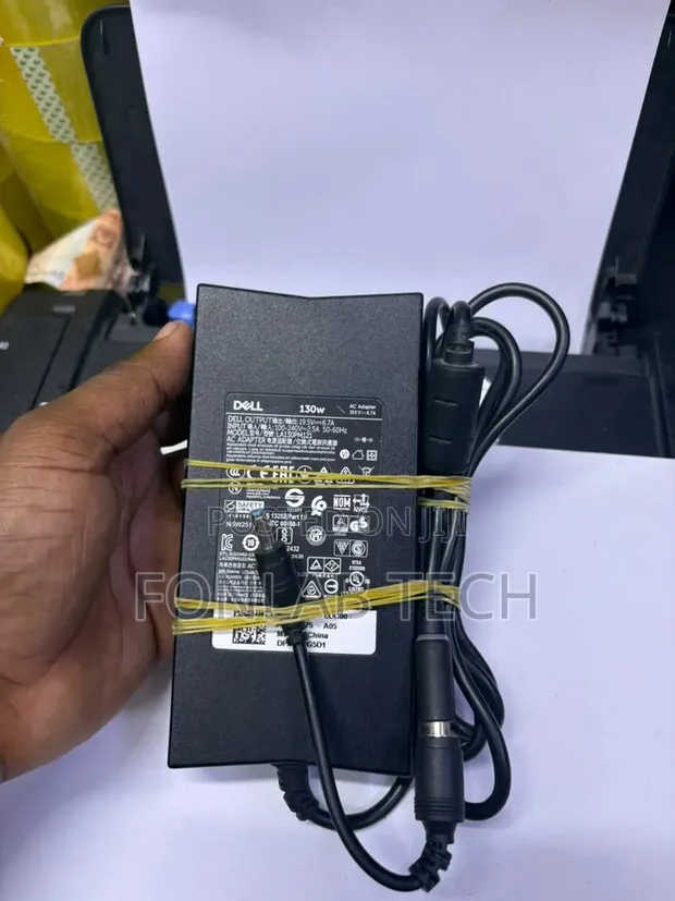 Dell 130W Original Adapter (Small/Big Pin) 2-in-1 - 1