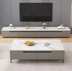 Wood-Mode TV Stand & Coffee Table Set - Gray