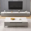 Wood-Mode TV Stand & Coffee Table Set - Gray - 1