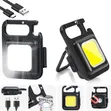 Rechargeable COB Keychain Light with Stand - 2