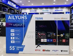 Ailyons Vidaa 55-inch Smart Frameless 4K UHD TV
