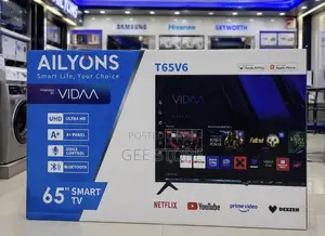 Ailyons Vidaa 65-Inch Smart Frameless 4K TV (T65V6)