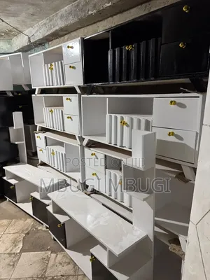 Bedroom Set: Bed, 5-Door Wardrobe, Kitchen Cabinet, Shoe Rack