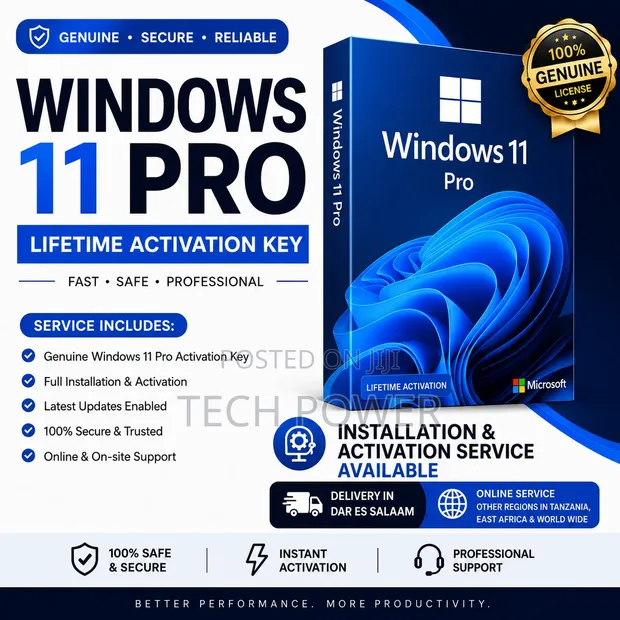 Genuine Windows 11 Pro License Key - Lifetime Activation - 1