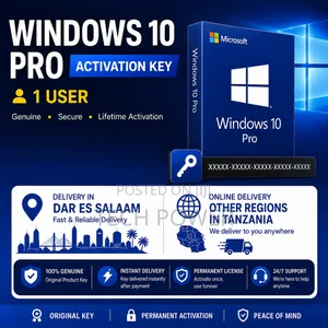 Genuine Windows 10 Pro License Key - Lifetime Activation