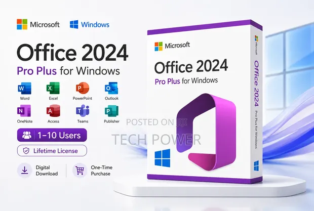 Microsoft Office Professional Plus 2024 – Leseni ya Biashara kwa Watumiaji 10 - 1