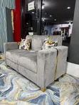 SofaSofa 2-Seater Sofa - Gold Velvet - 2