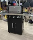 Grill ya Mkaa ya BBQ yenye Trolley - 1