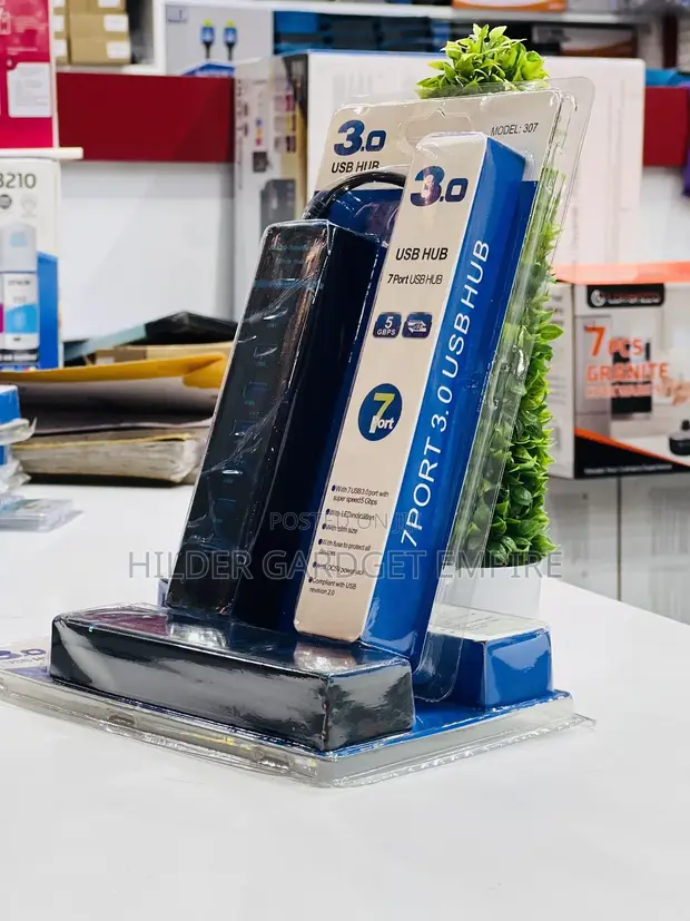 Brand New 7-Port USB 3.0 Hub - 1