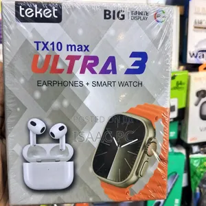 Teket Smart Watch TX10 Max + Earphones