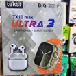 Teket Smart Watch TX10 Max + Earphones - 1