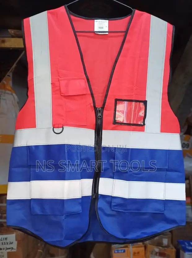 High Visibility Safety Vest for Workers - 1