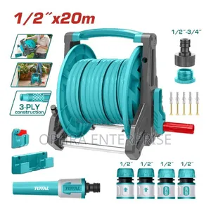 TOTAL Hose Reel Set - 20M x 1/2"