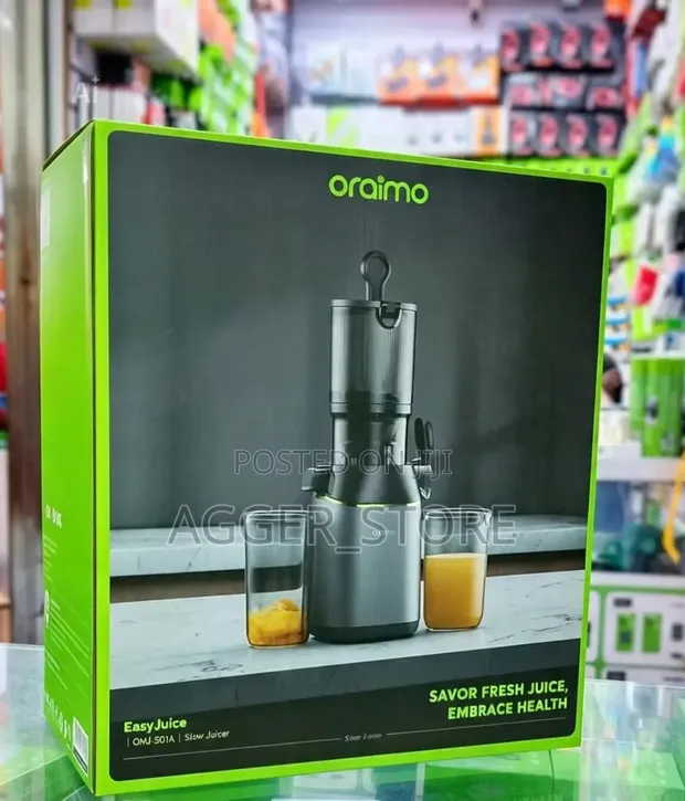 Oraimo EasyJuice OMJ-501A Juicer ya Kusaga Taratibu - 1