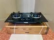 Pinetech 2 Burner Glass Top Gas Stove - 1