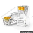Viunganishi vya RJ45 Cat5e Pass Through (Pakiti 100) - 2