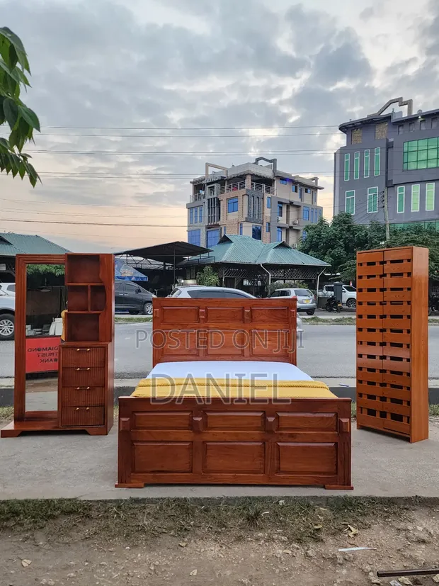 Bedroom Set - Solid Wood - 1