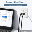 2 Port RJ45 Cat6 Ethernet Wall Faceplate - 4