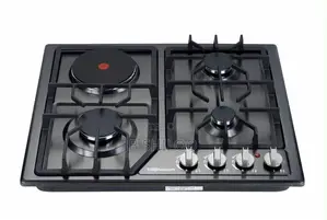 Trophacom 4-Plate Cooker (3 Gas + 1 Electric)