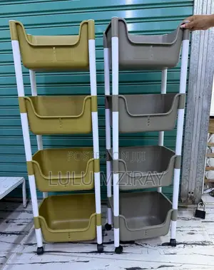 Kitchen Trolley - 4 Tiers, Plastic