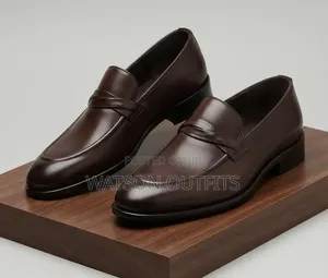 Zara Men's Brown Leather Moccasins - Brand New