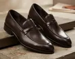 Zara Men's Brown Leather Moccasins - Brand New - 5