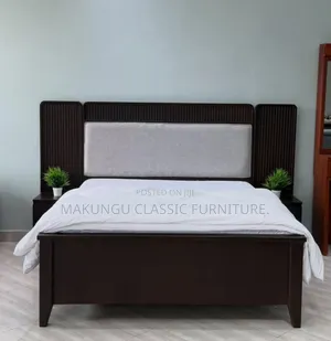 Simple Hardwood Bed Size 5/6