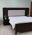 Simple Hardwood Bed Size 5/6 - 2