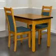 Simple Study Table with Two Chairs - 2