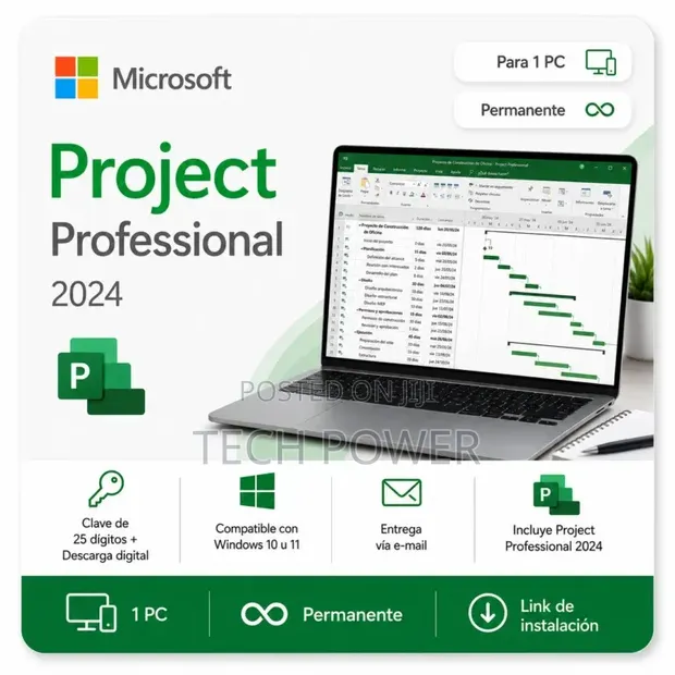 Microsoft Project Professional 2024 - Project Management Software - 1