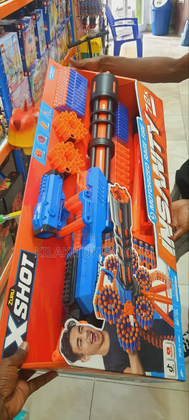 X-Shot Kids Motorized Rage Fire Insanity 72x - 1