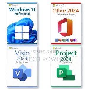 Windows 11 Pro + Office Pro + Visio + Project 2024 Installation