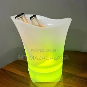 Portable 7L LED Ice Bucket with Bluetooth Light