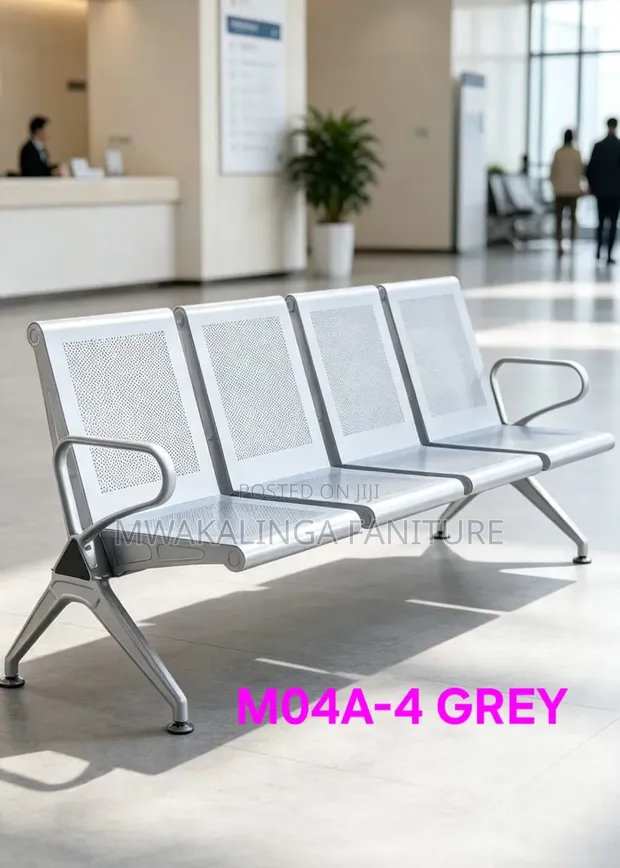 Airport Bench - Four Seater, Original, Heavy - 1