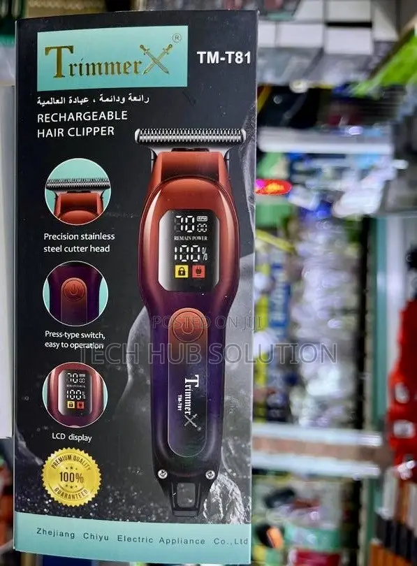 Rechargeable Hair Trimmer TM-T81 - 1
