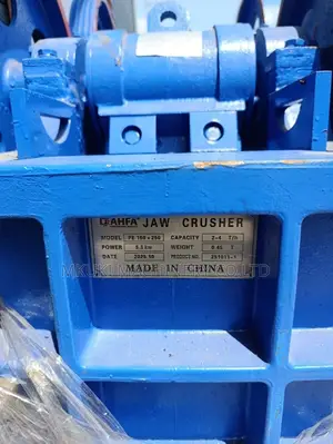 Brand New Jaw Crusher 5.5kW (2-4 Tonnes/Hour)