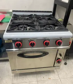 Brand New 4-Burner Gas Range Cooker with Oven