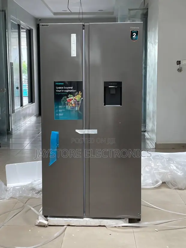 Hisense 529L Side-by-Side Refrigerator with Water Dispenser - 1
