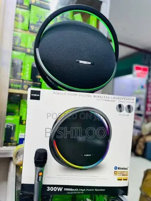 Moxom Portable Speaker with 2 Microphones