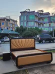 Wood-Mode King Size Bed Frame - Natural Wood - 2