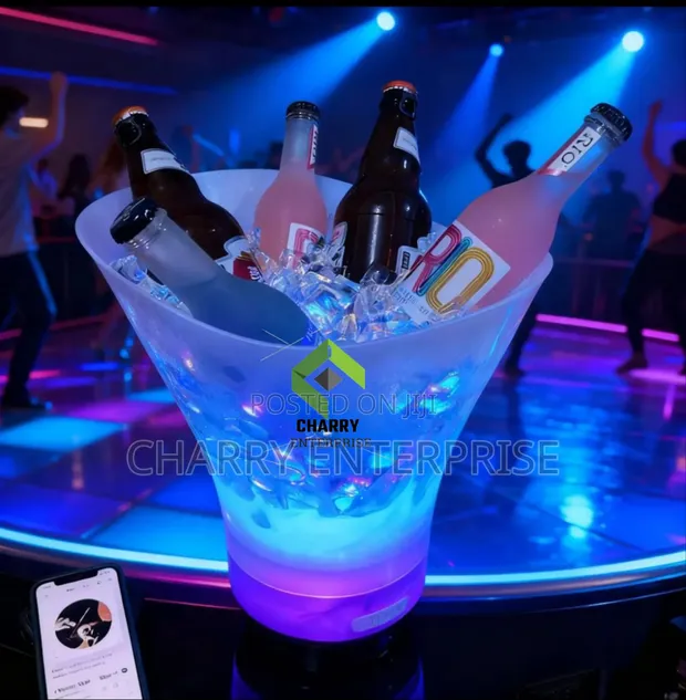 Portable LED Speaker Ice Bucket 7L - 1