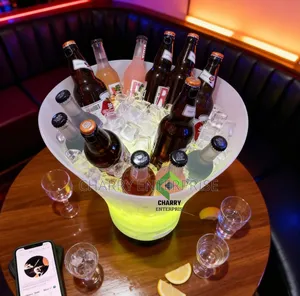 Portable LED Speaker Ice Bucket 7L