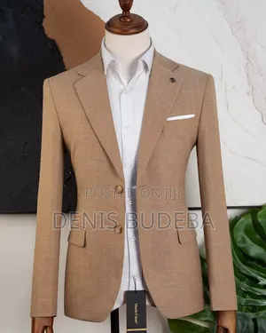 Men's Casual Cotton-Polyester Blend Blazers