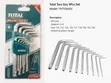 Total Torx Key 9-Piece Set - 1