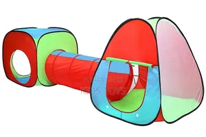 Kids 3-in-1 Crawl Tunnel and Square Cube Tent